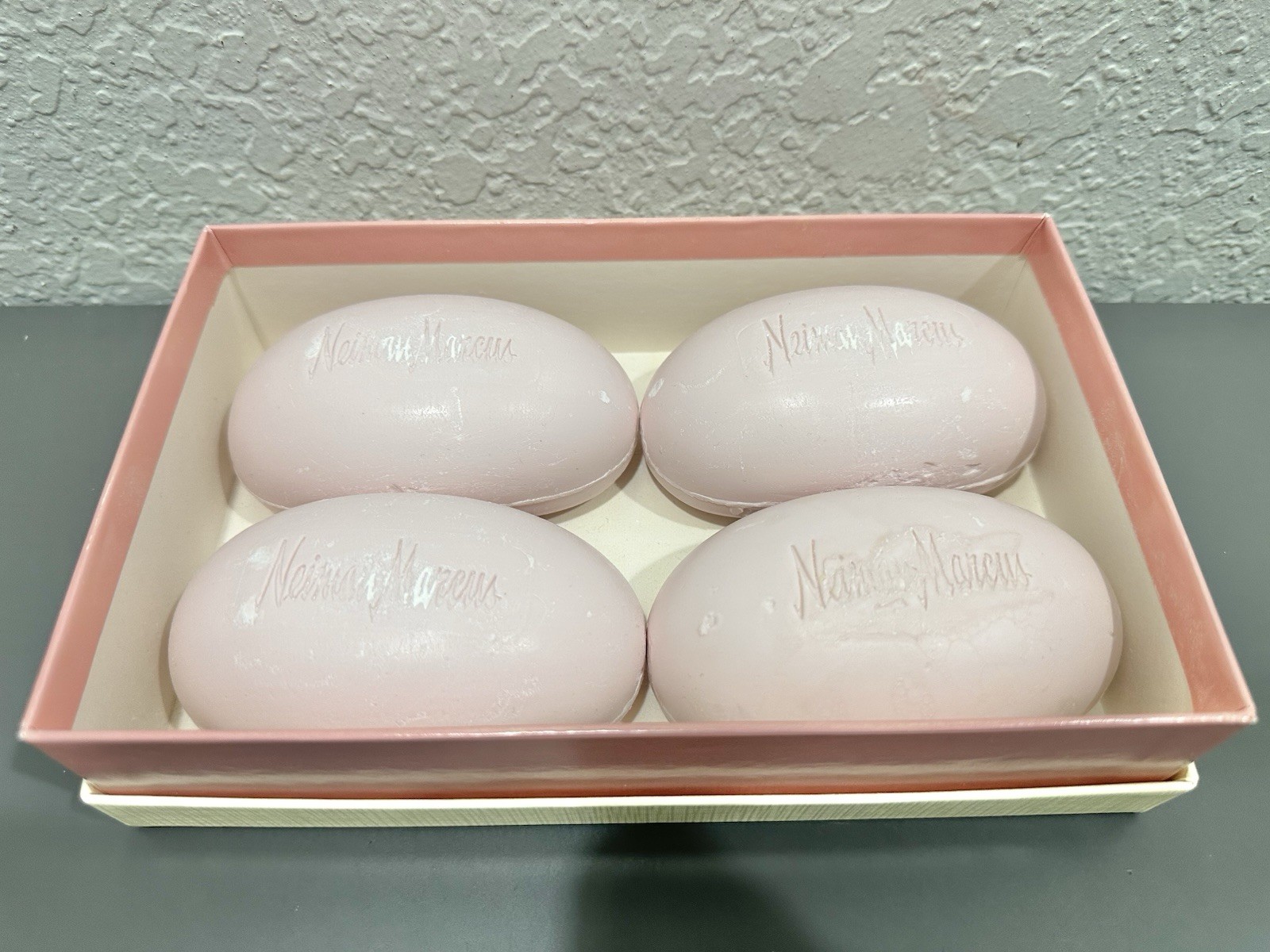 VTG Neiman Marcus Tuberose Bath Soap Box Set – 4 Count Total 24oz/680g Read