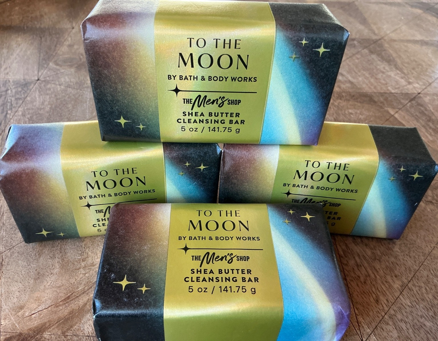 4 (FOUR) TO THE MOON 5oz Shea Butter CLEANSING SOAP BAR Bath and & Body Works