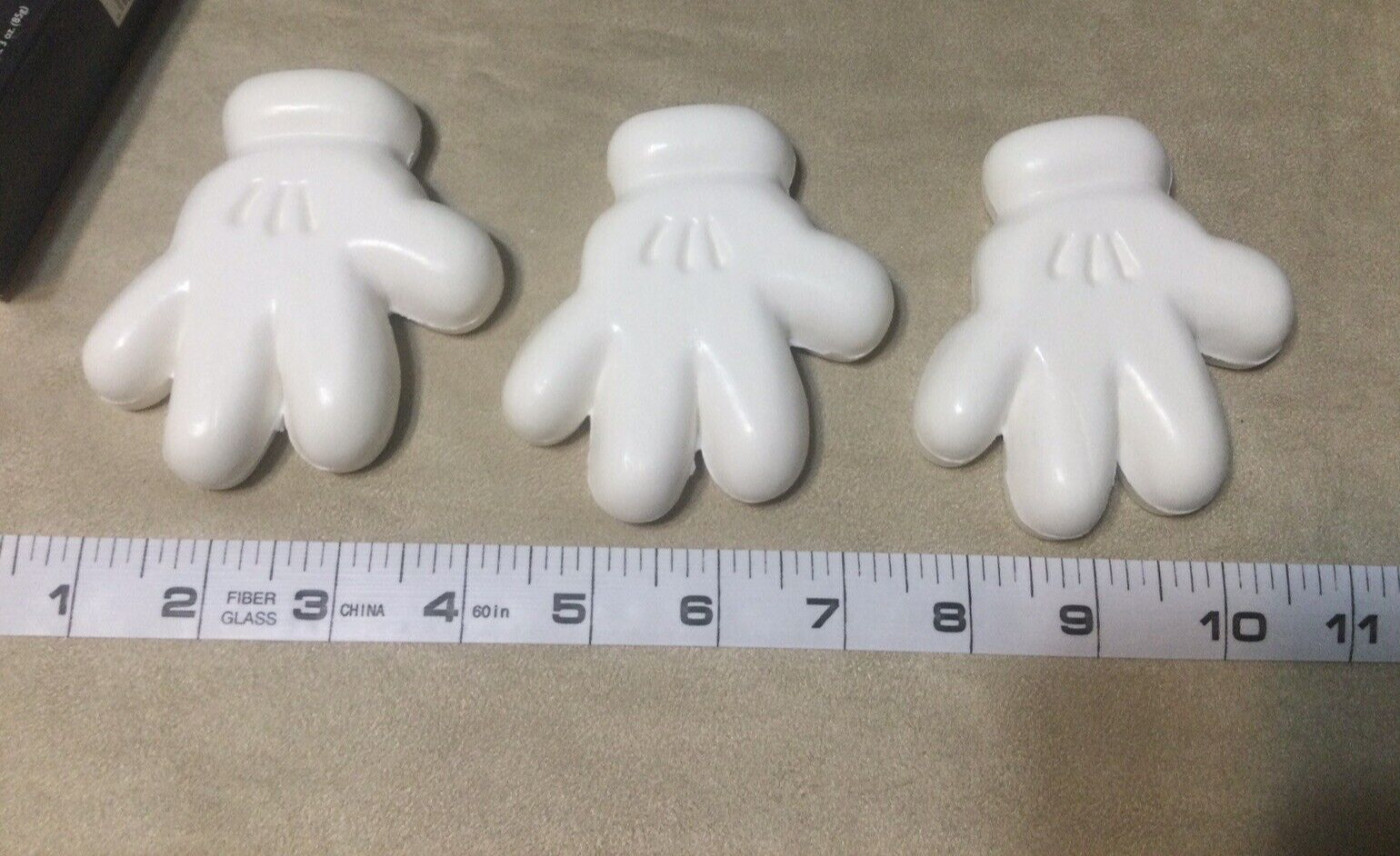 3 Boxed Fragrance Free Disney Mickey Mouse Glove Shaped Soap