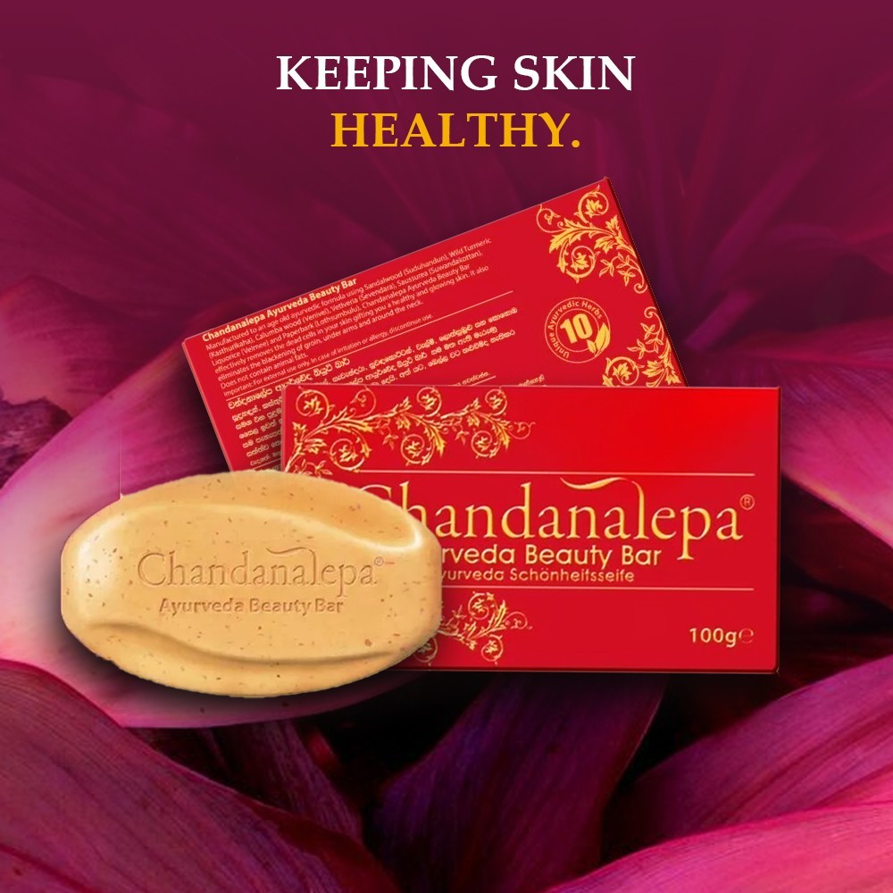 Chandanalepa Ayurveda Herbal Healthy Glowing Skin Beauty Soap for a golden face