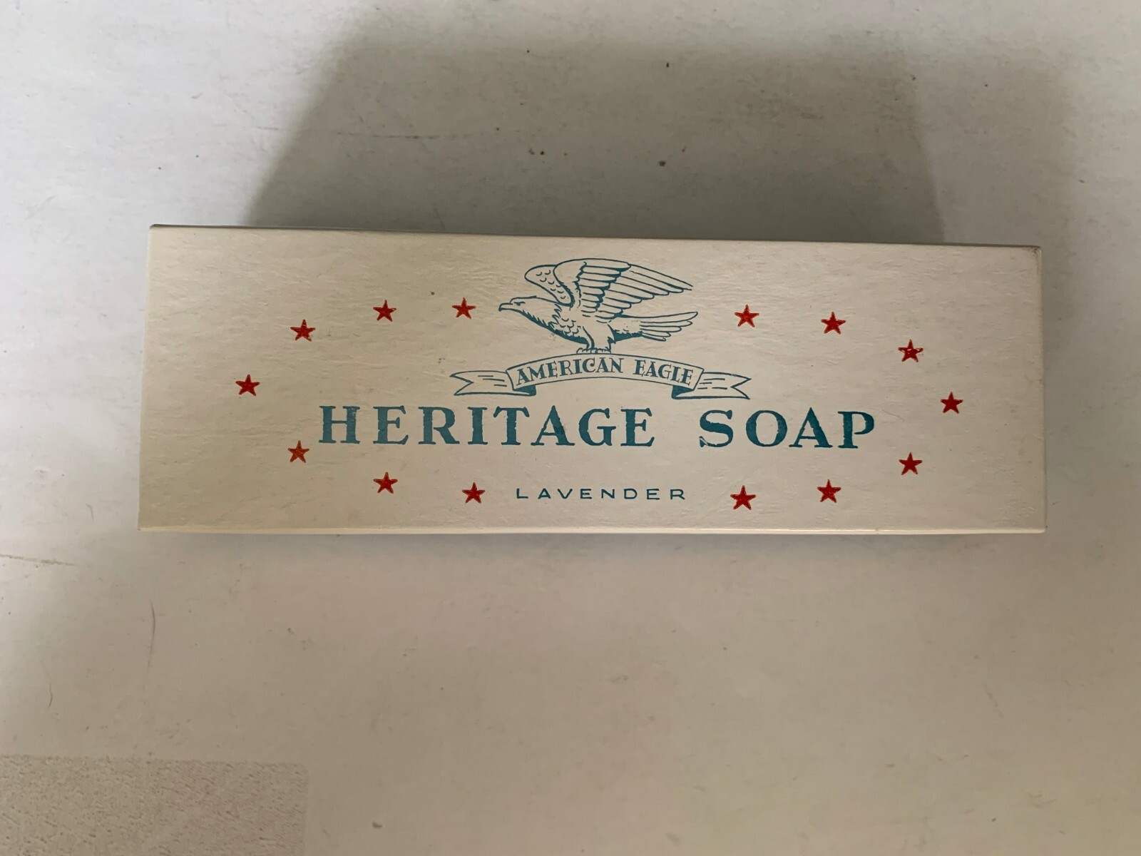 Vintage American Eagle Lavender Heritage Soap With Box