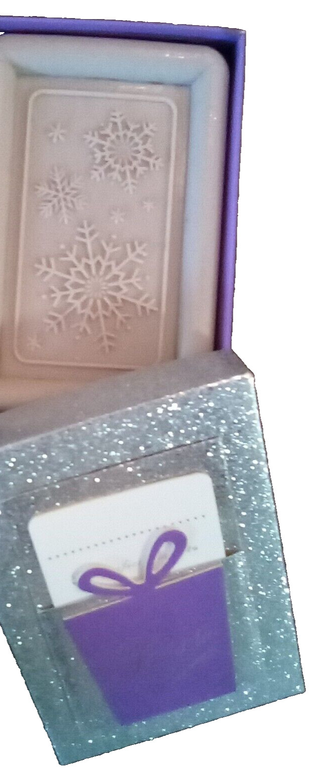 NIB ~ Winterberry “Snowflake” GLYCERIN 12 oz Bar Soap in Gift (Card) Box • USA