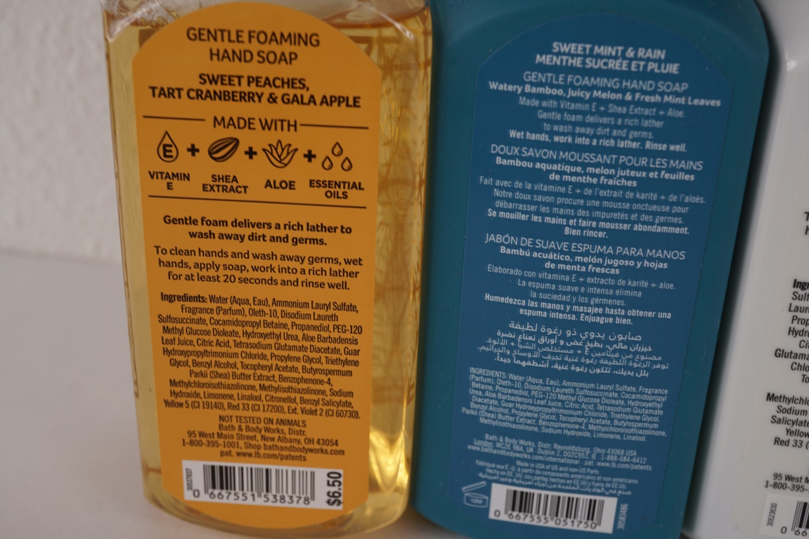 X5 BATH & BODY WORKS FOAMIONG HAND SOAP WITH ESSENTIAL OILS