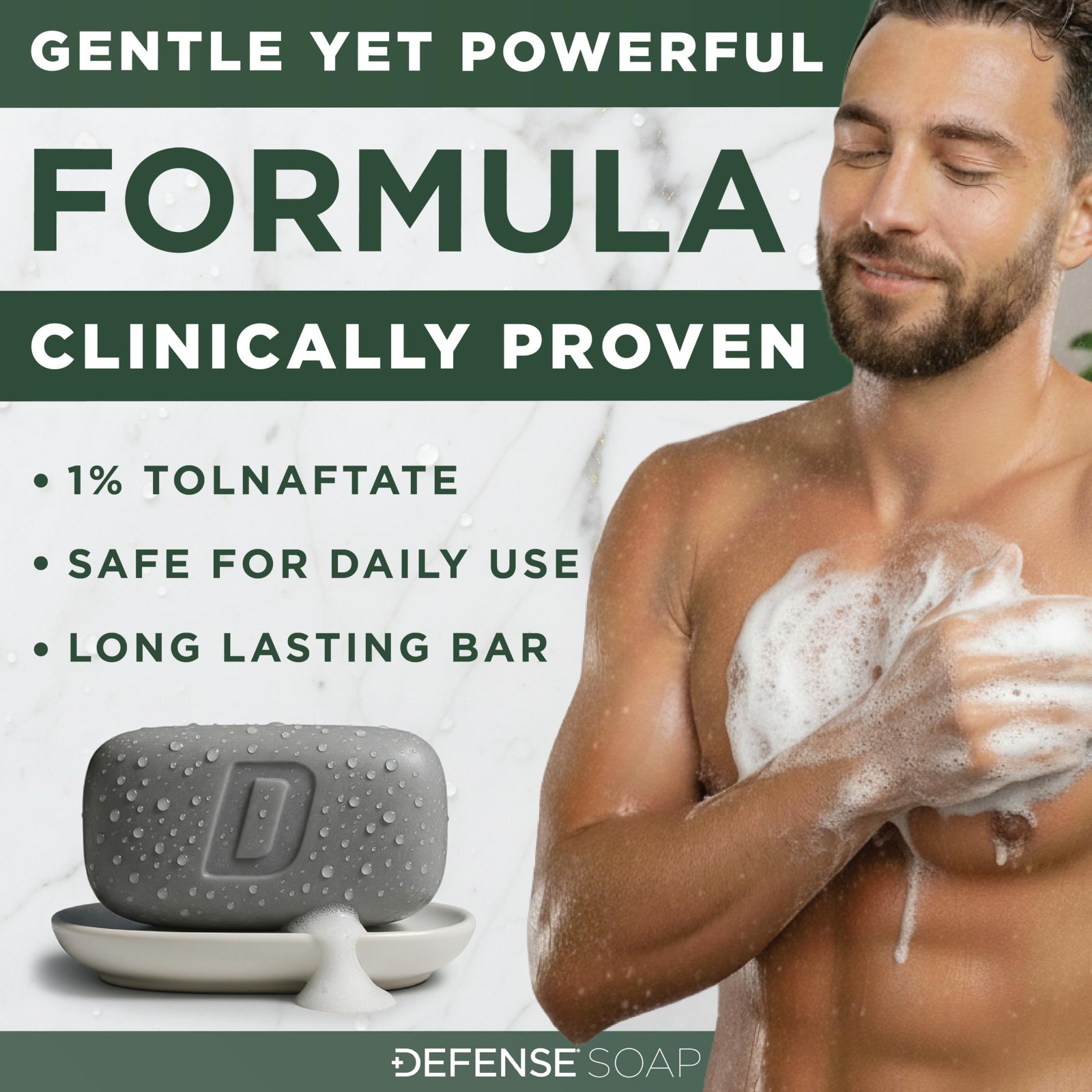 Antifungal Bar Soap for Jock Itch, Ringworm & Athlete’s Foot | Medicated Treatme