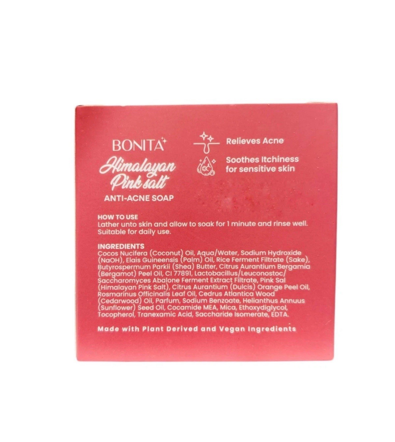 2x BONITA Himalayan Pink Salt Soap – Tranexamic Acid, Ferments & Citrus 80g