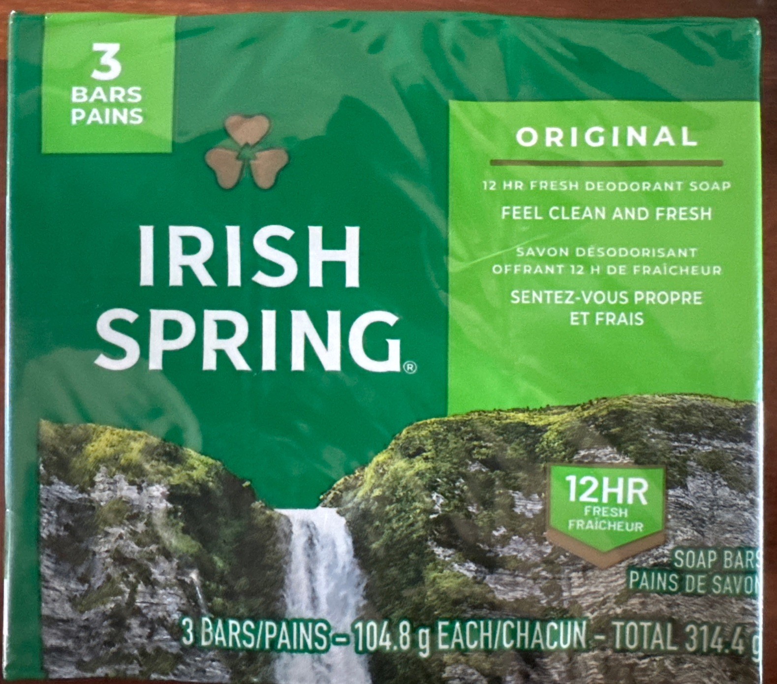 2 packs of 3 Bars Irish Spring Deodorant Soap: Original Clean, 3.7 Oz Bars NEW