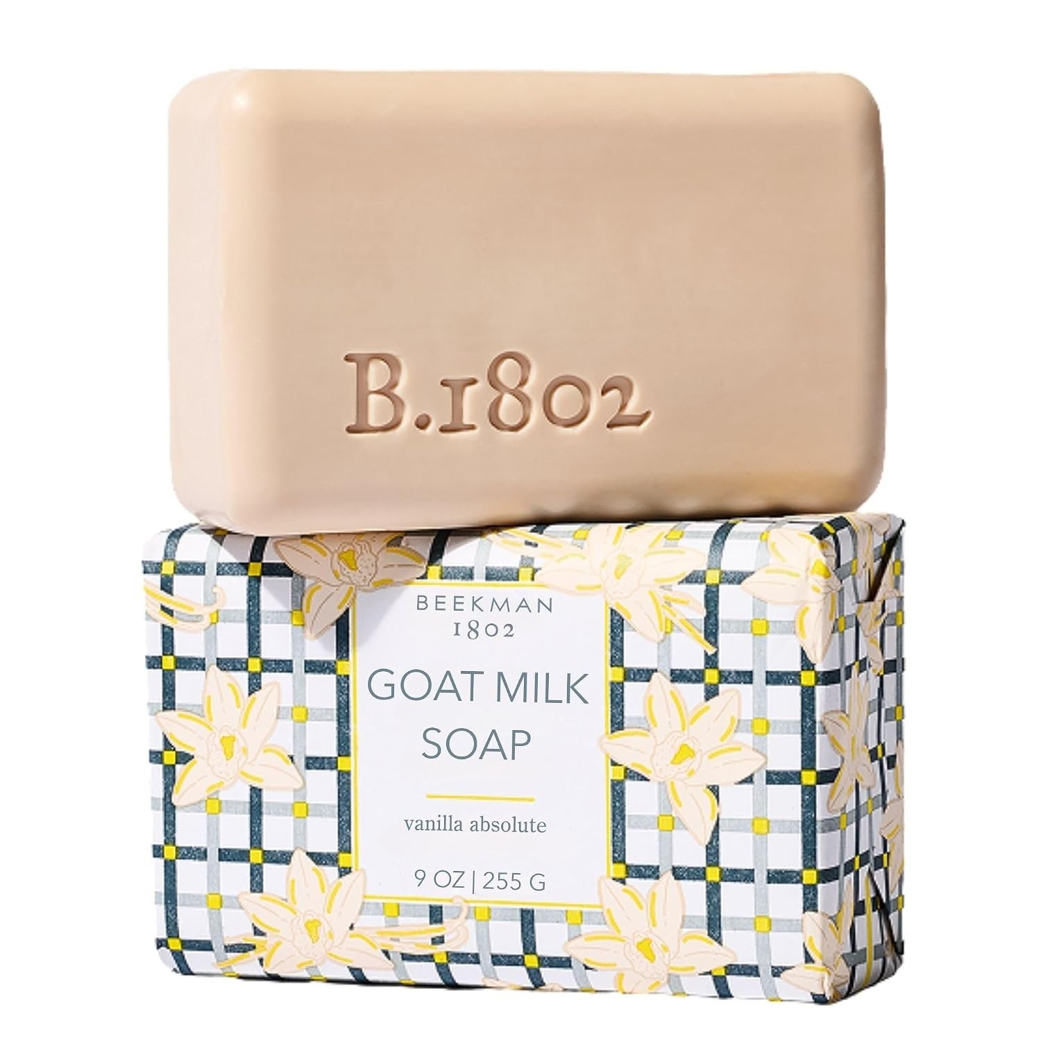 Luxurious Goat Milk Soap Bar, Vanilla Absolute 9 oz | Moisturizing & Soothing