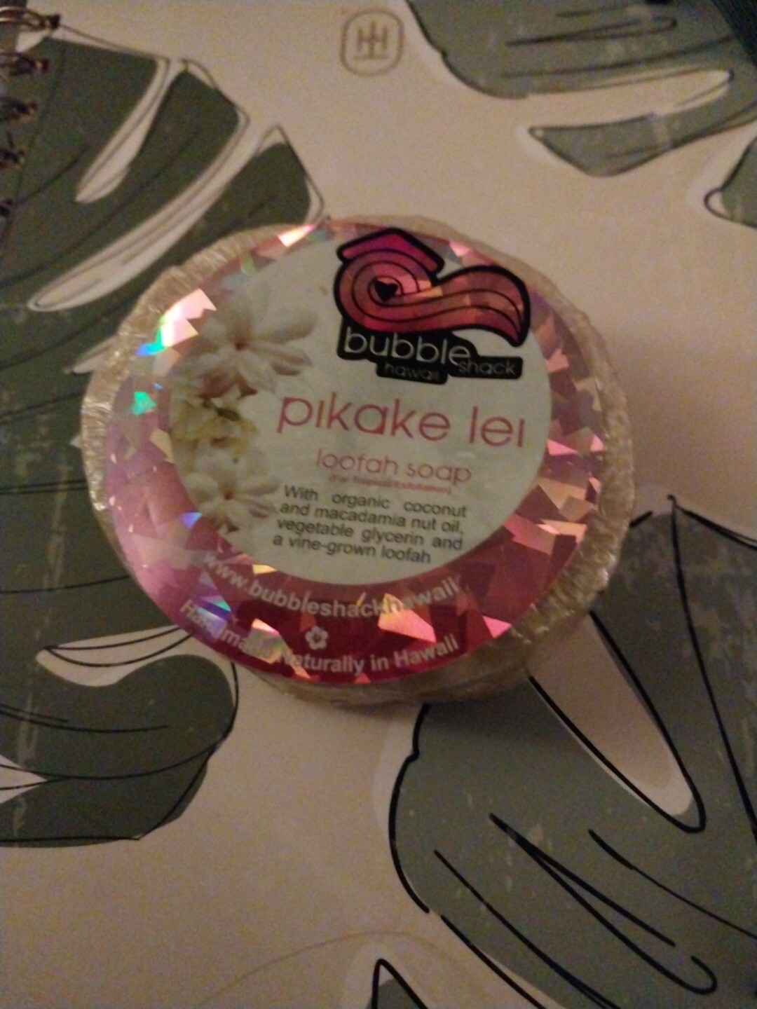 New Pikake Lei Loofah Soap – | Bubble Shack Hawaii