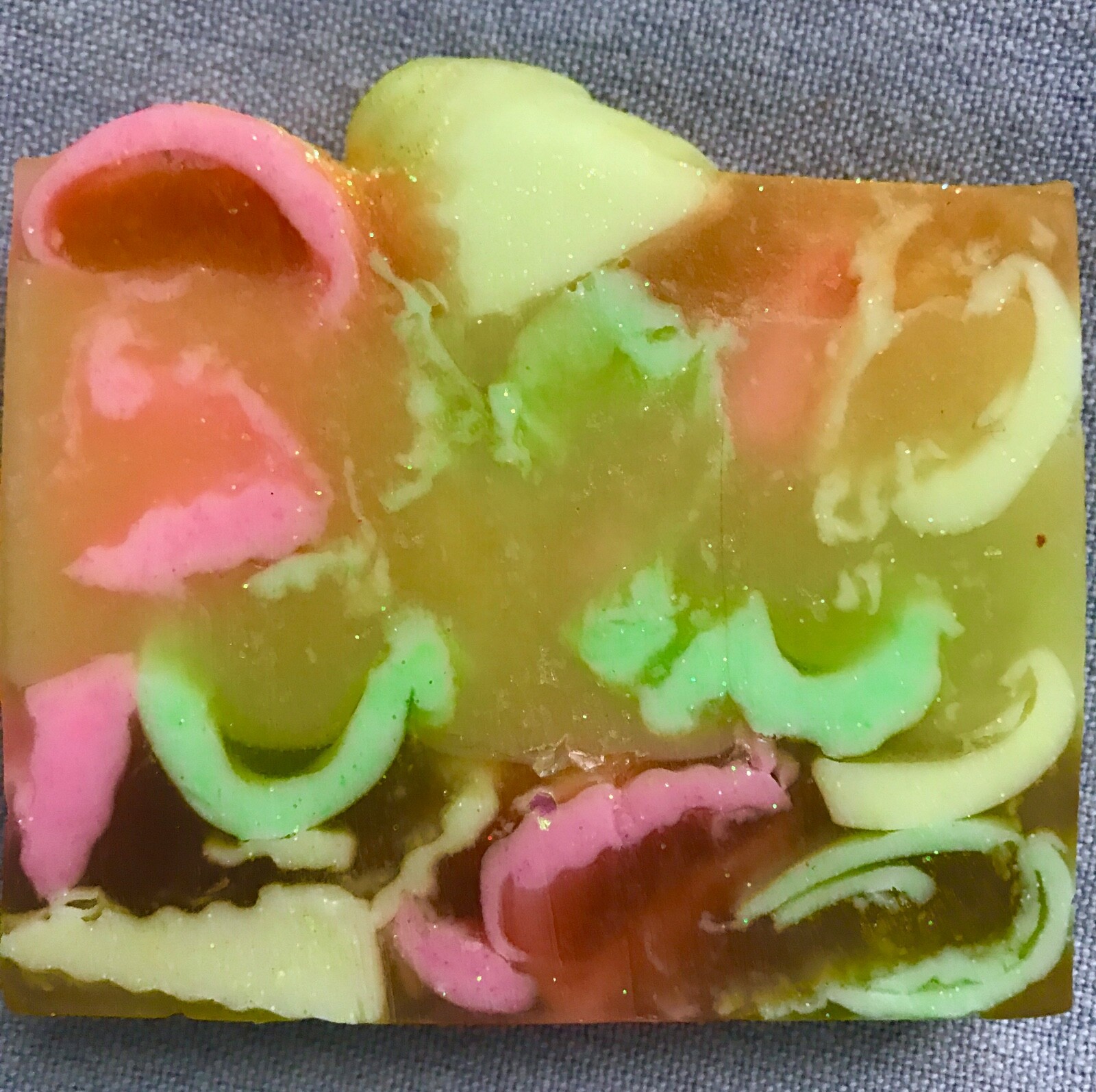 Organic Home made soap W/Hepp seed oil! Cheery Almond scent YUMMY!