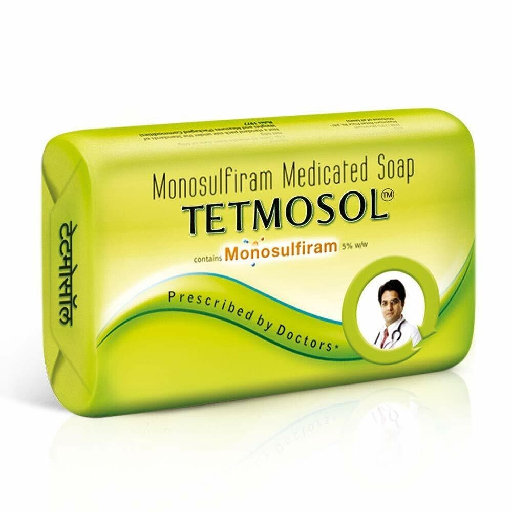 Tetmosol Medicated Soap- fights skin infections, itching with lime 100 gm X 4.