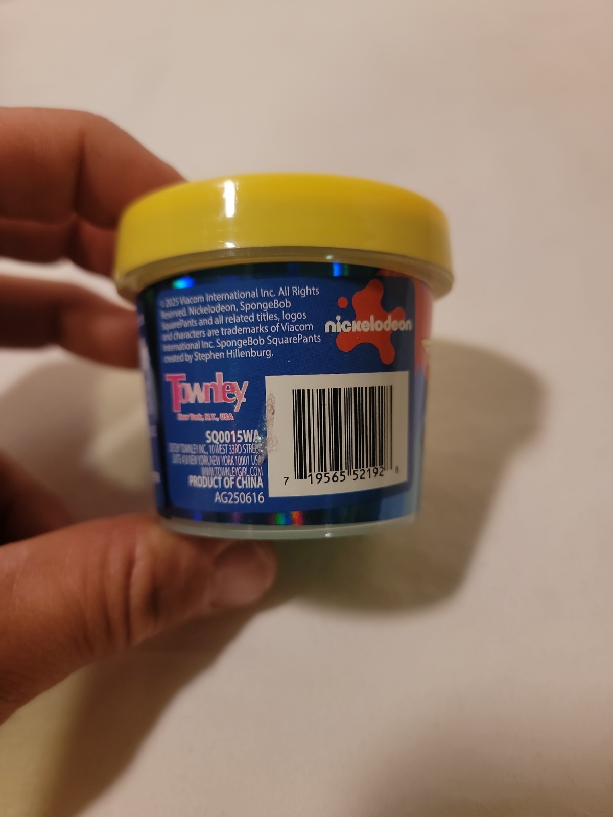 Sponge Bob Square Pants Bath Clay Soap 2oz Unopened