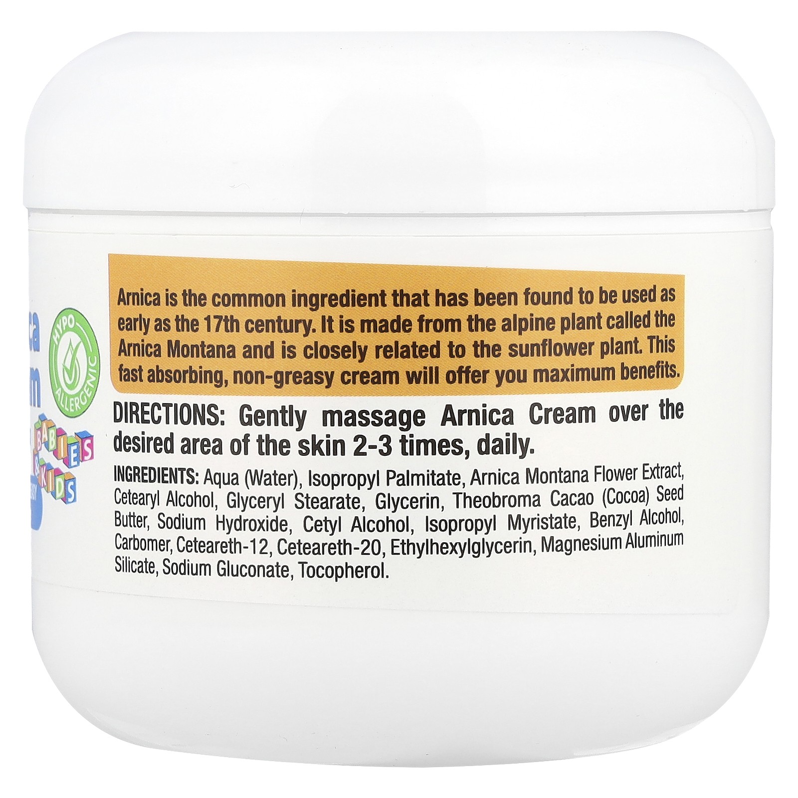Kids Relief™, Arnica Cream, 4 oz (113 g)