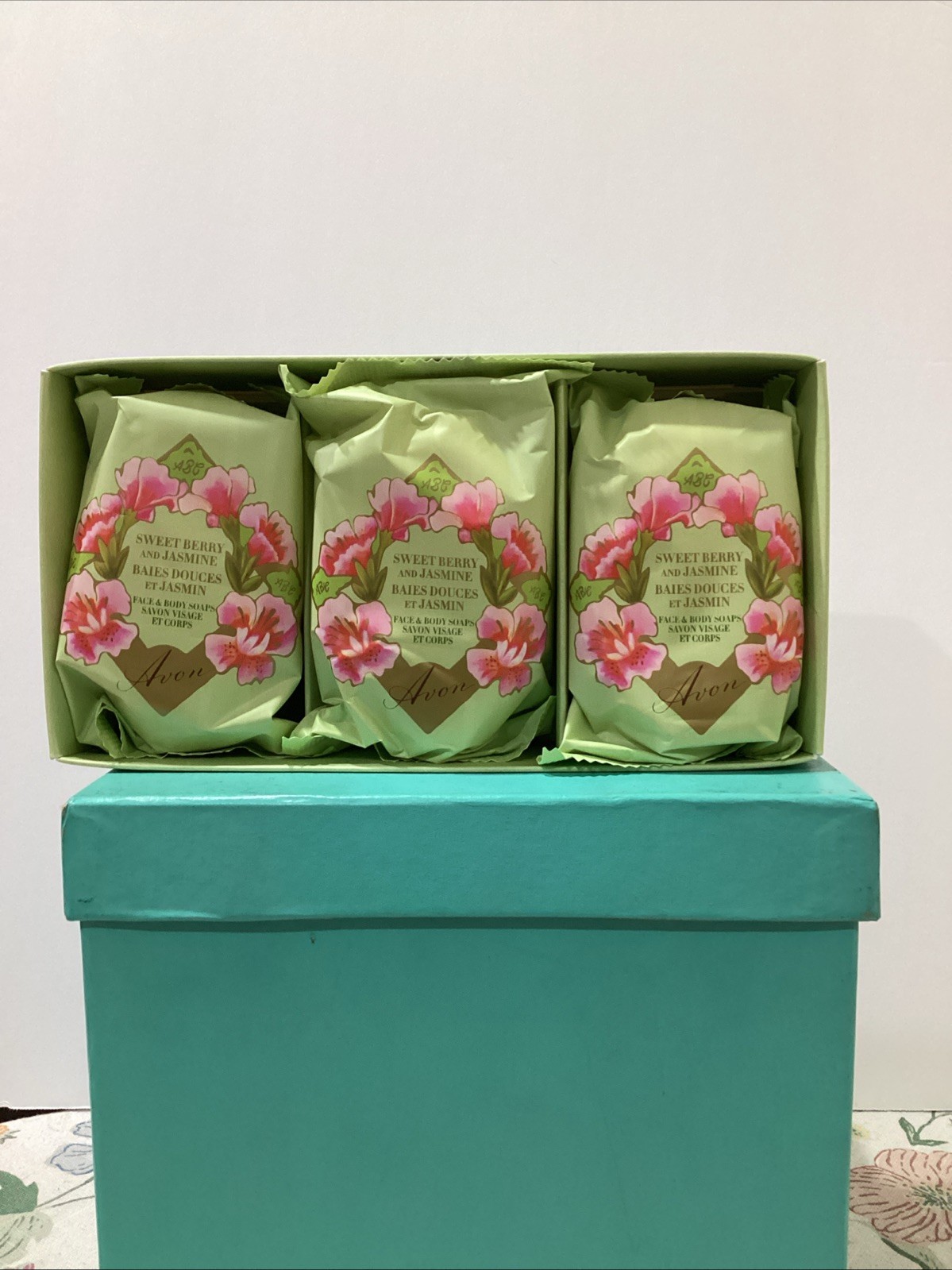 Avon Sweet Berry And Jasmine Face & Body Soaps