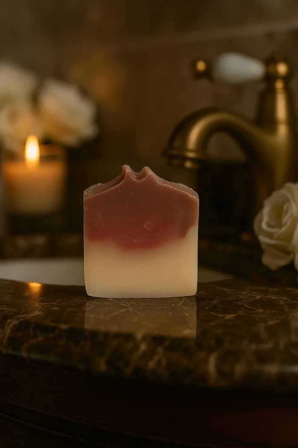 Oak & Amber Handcrafted Soap Bar – US Made with Mahogany Teakwood Scent
