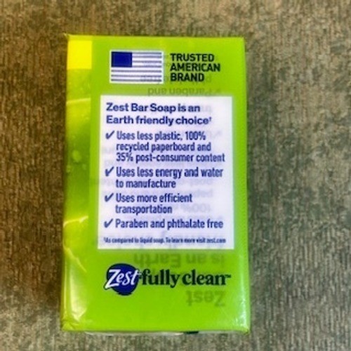 Zest Soothing Aloe and Fully Clean Bar Soap Bundle 4 Bars Total
