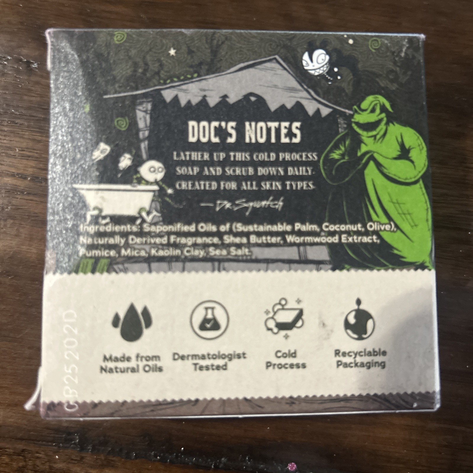 Dr. Squatch Disney/Nightmare Oogie Boogie’s Brew Ltd Edition Men’s Natural Soap!