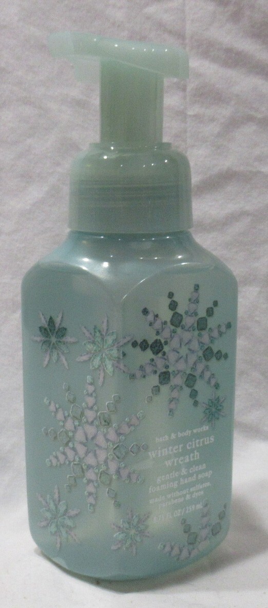 Bath & Body Works Gentle & Clean Foaming Hand Soap Set of 2 WINTER CITRUS WREATH