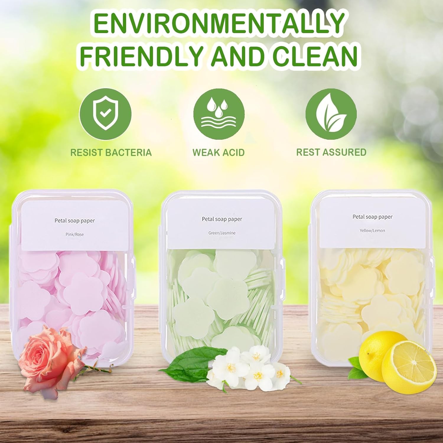 600PCS Portable Mini Soap Sheets – Scented Disposable Hand Washing Paper, Travel