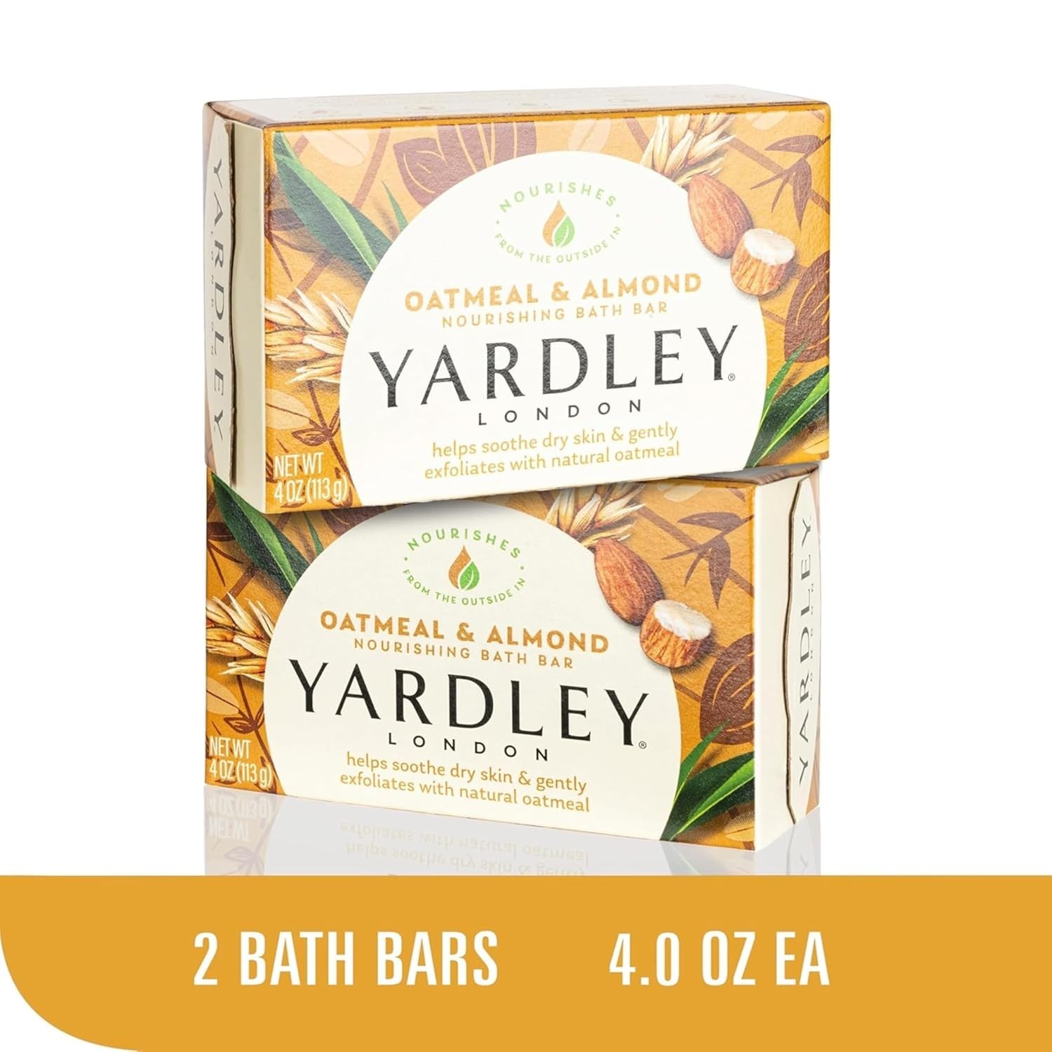 Yardley London Soap Bath Bar Bundle – 10 Bars Total / 2 Of Each