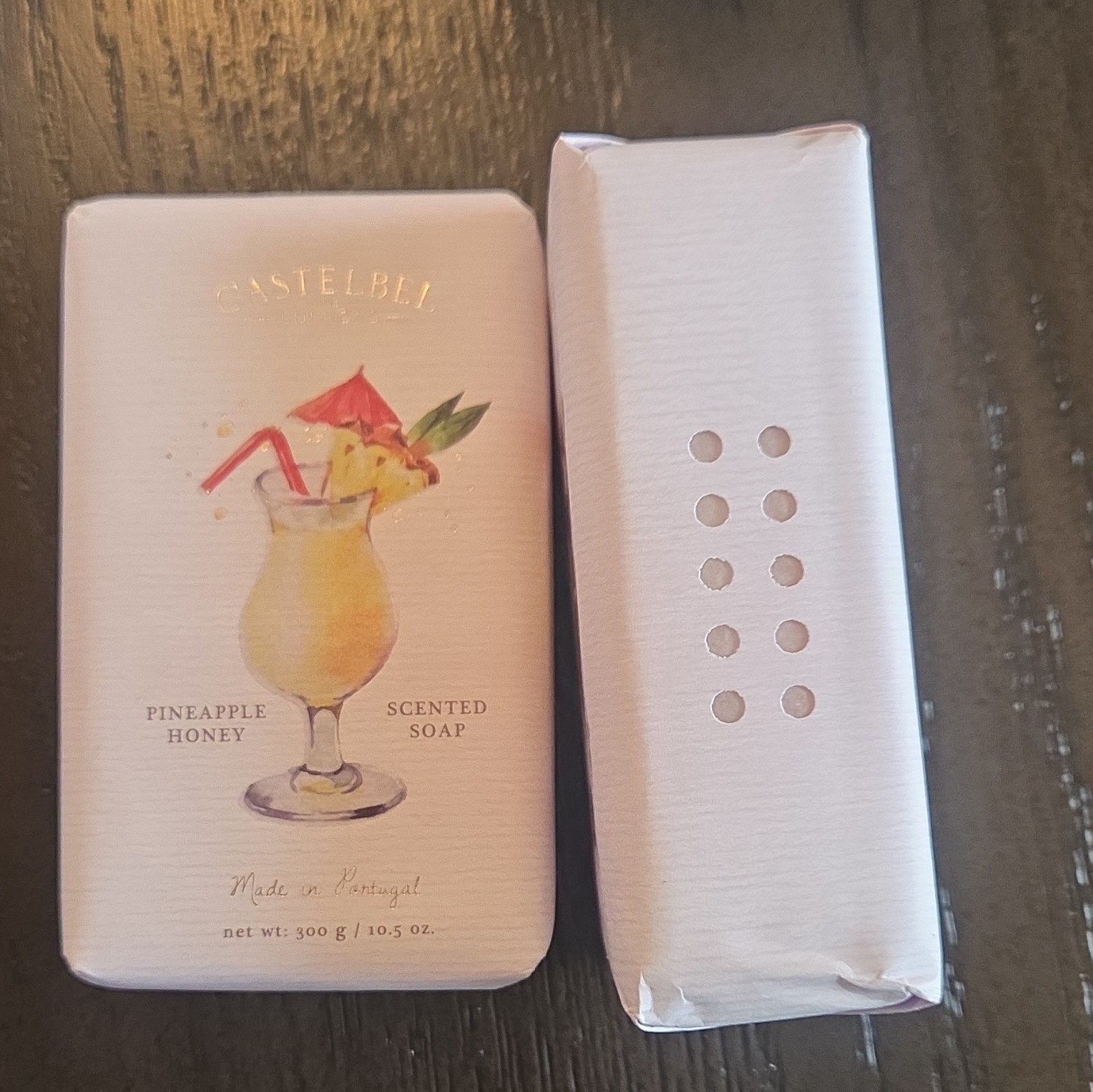 Castelbel Editions Pineapple Honey Scented Soap Bar Made in Portugal 2 x 10.5 oz