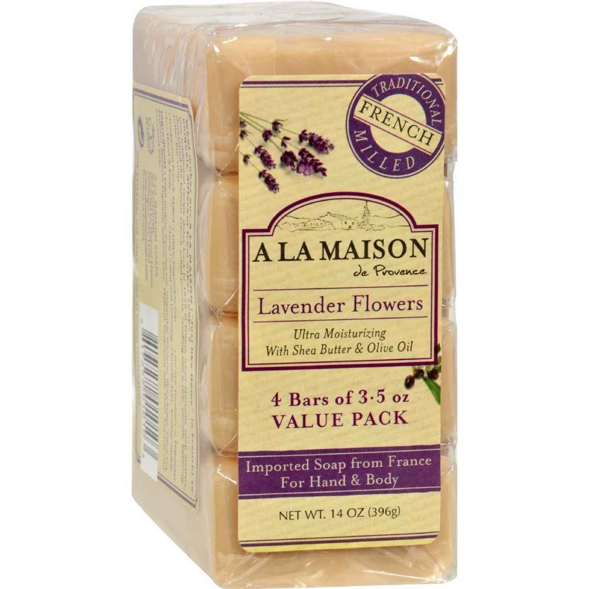 1015718 Bar Soap – Lavender Flower – Value 4 Pack