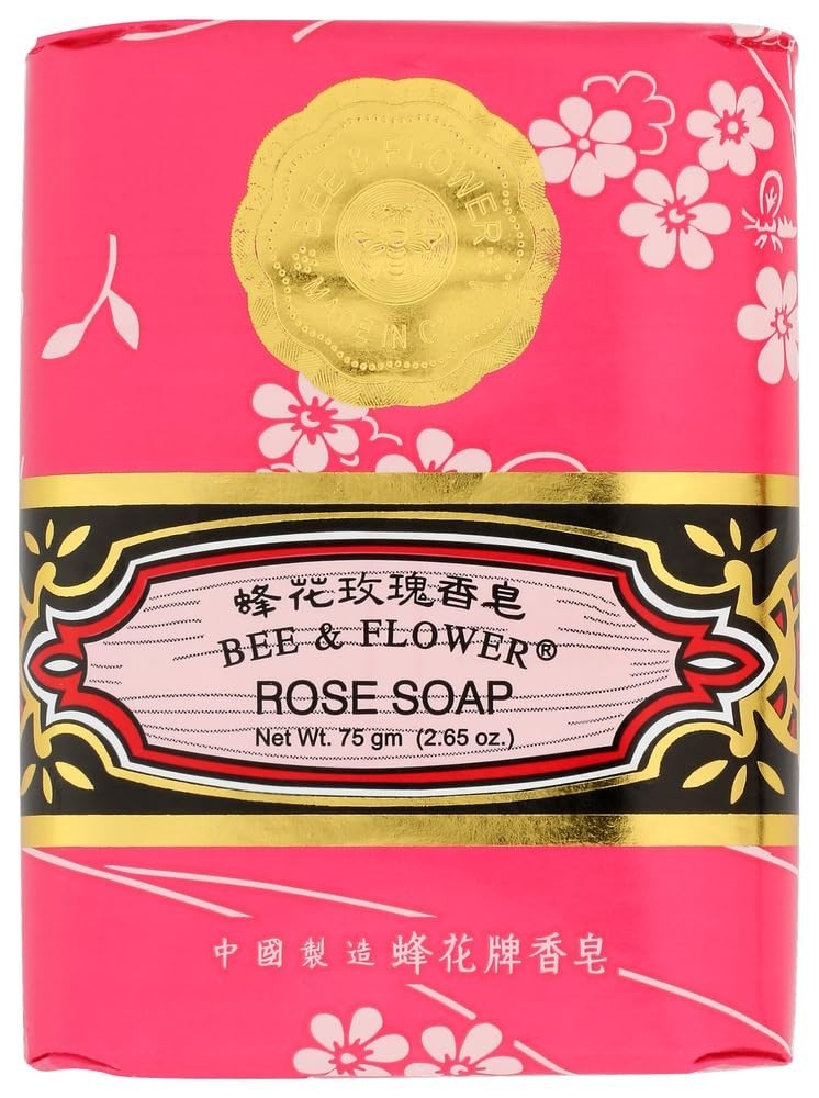 Bee & Flower, Rose Soap, 75 g (2.65 oz) by Bee & Flower