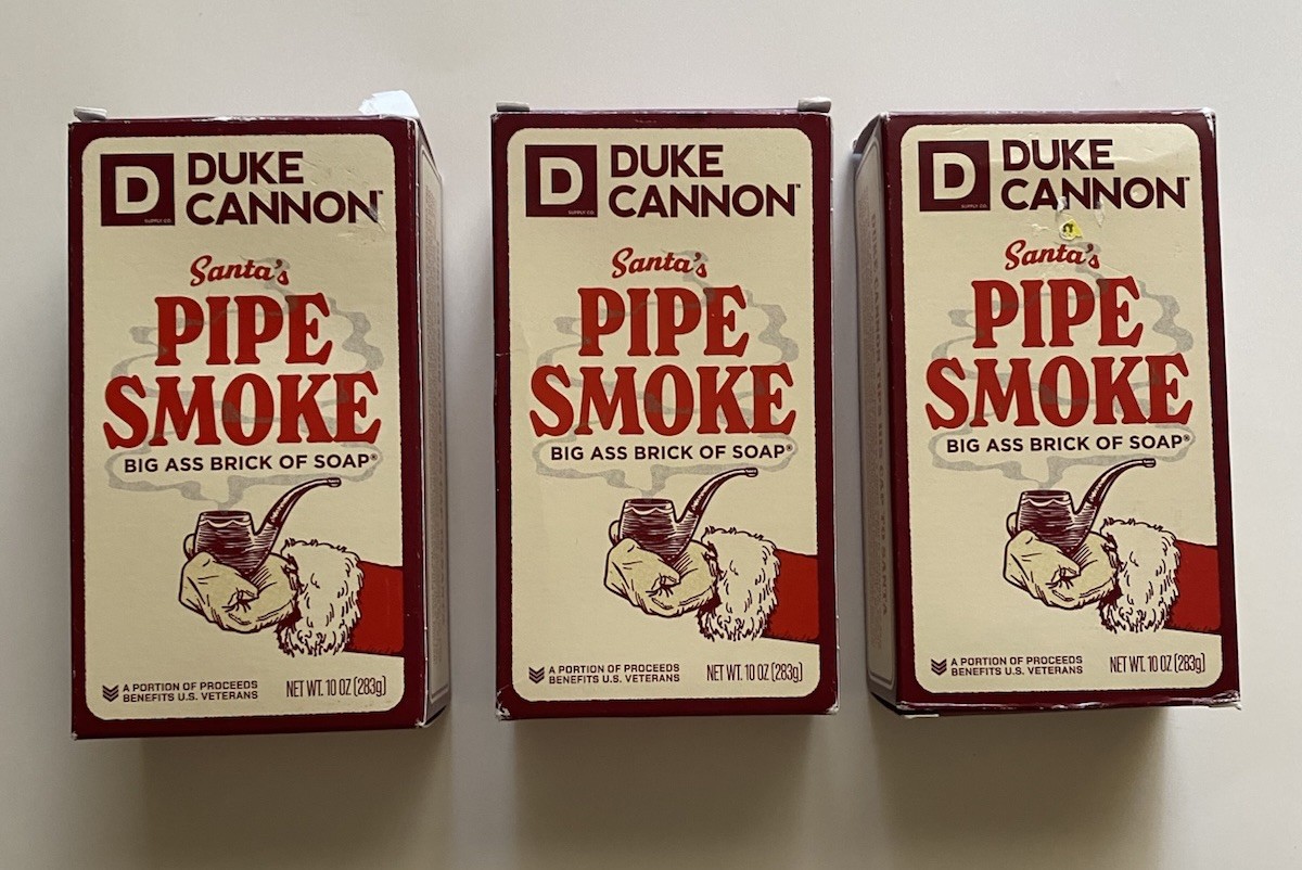 Duke Canon 3 Big Ass Bricks of Soap – Pipe Smoke 10oz each New w Tags