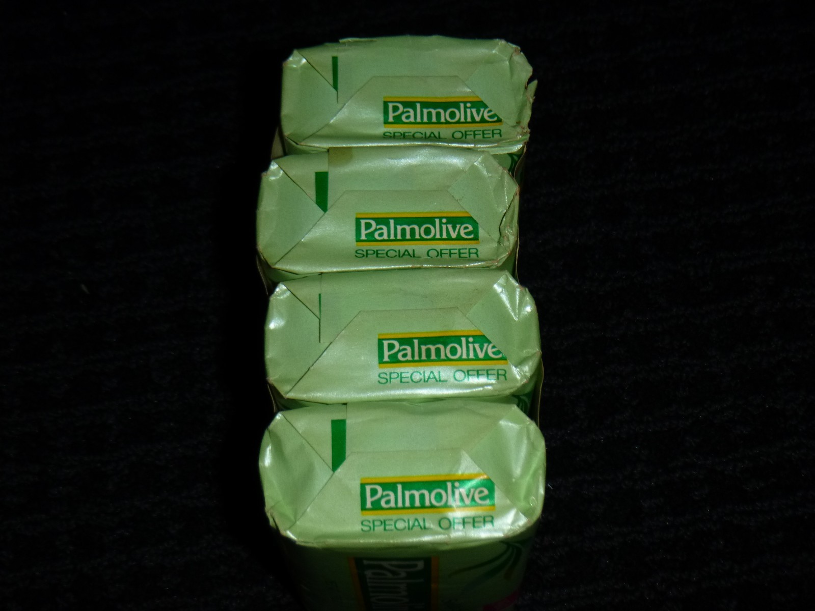 PK of 4 Bars Vtg 70s Palmolive Softly Scented Soap Made in USA