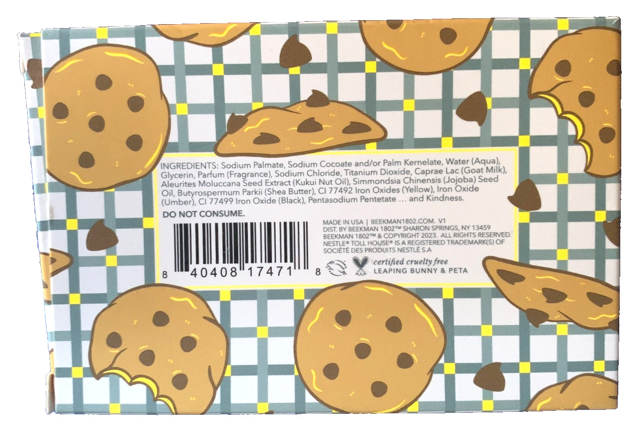 Beekman 1802 9oz Goat Milk Soap Fresh Baked Cookies & Peony Blush Lot of 2