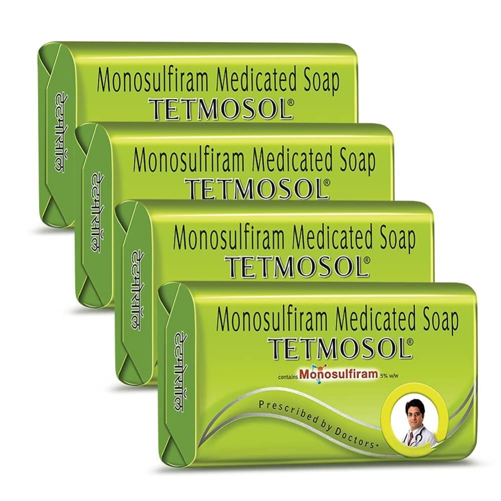 TETMOSOL Soap Monosulfiram Medicated skin Itching problems US