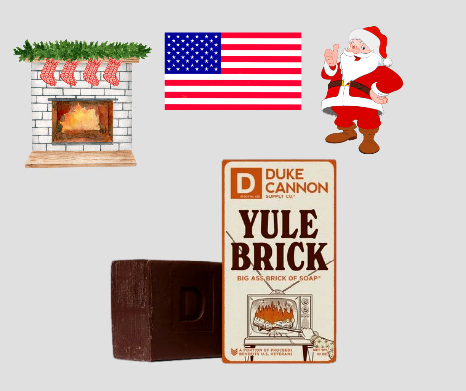 Duke Cannon Midnight Swim +Yule Brick Big Ass Brick Soap Men Lot 2 Benefits Vets