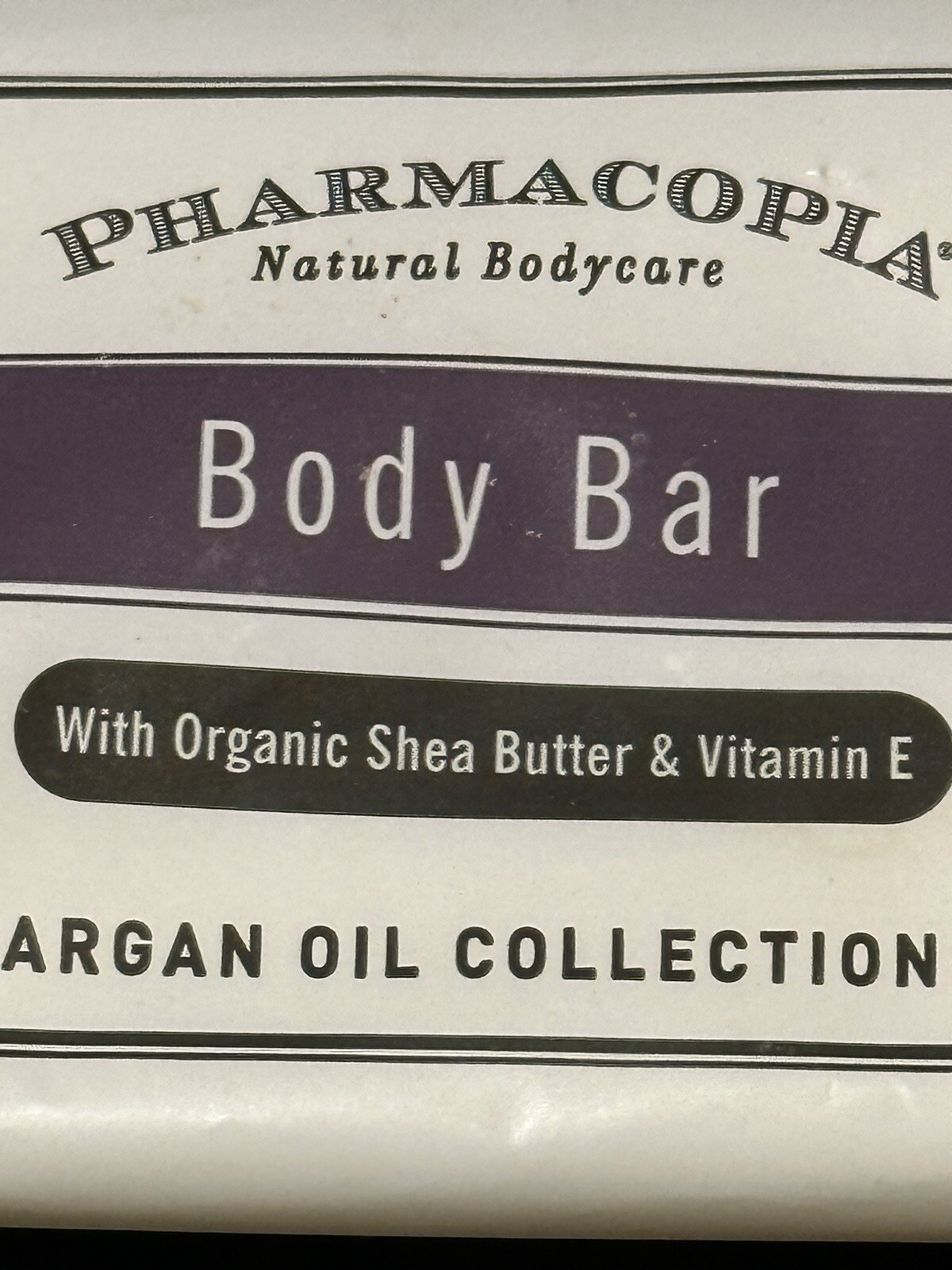 New Pharmacopia Natural Body Care Bar Argan Oil Collection Organic Shea & Vit E