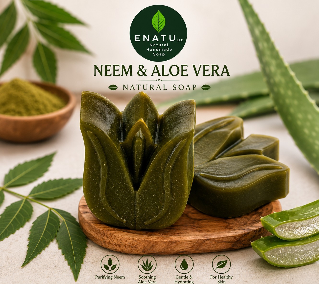 Neem Snd Aloe Vera Artisan Soap