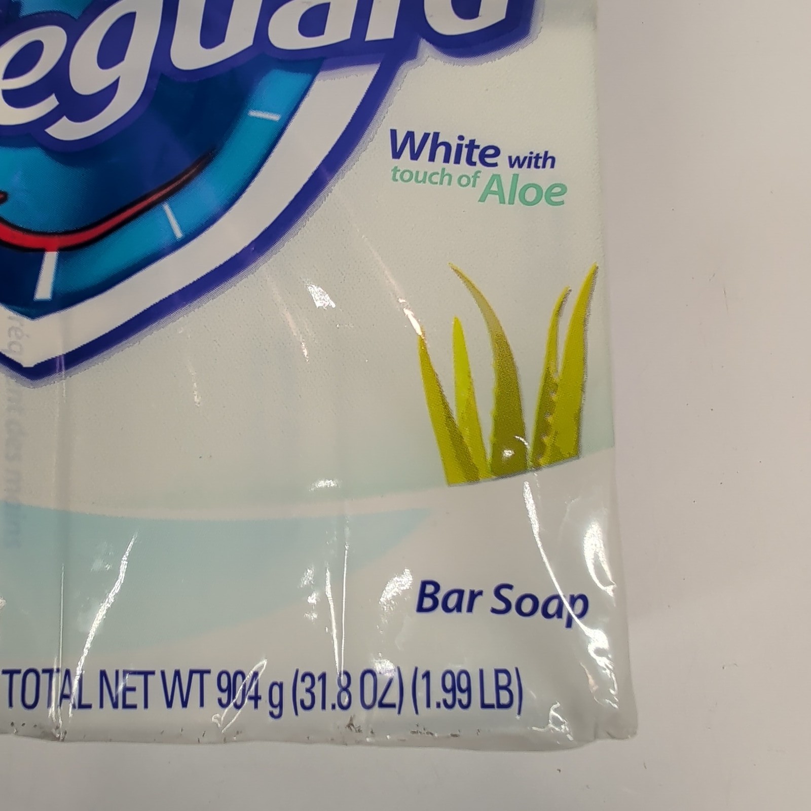 Safeguard Bar Soap White with Touch of Aloe 8 Bars, 4 oz Each – Antibacterial