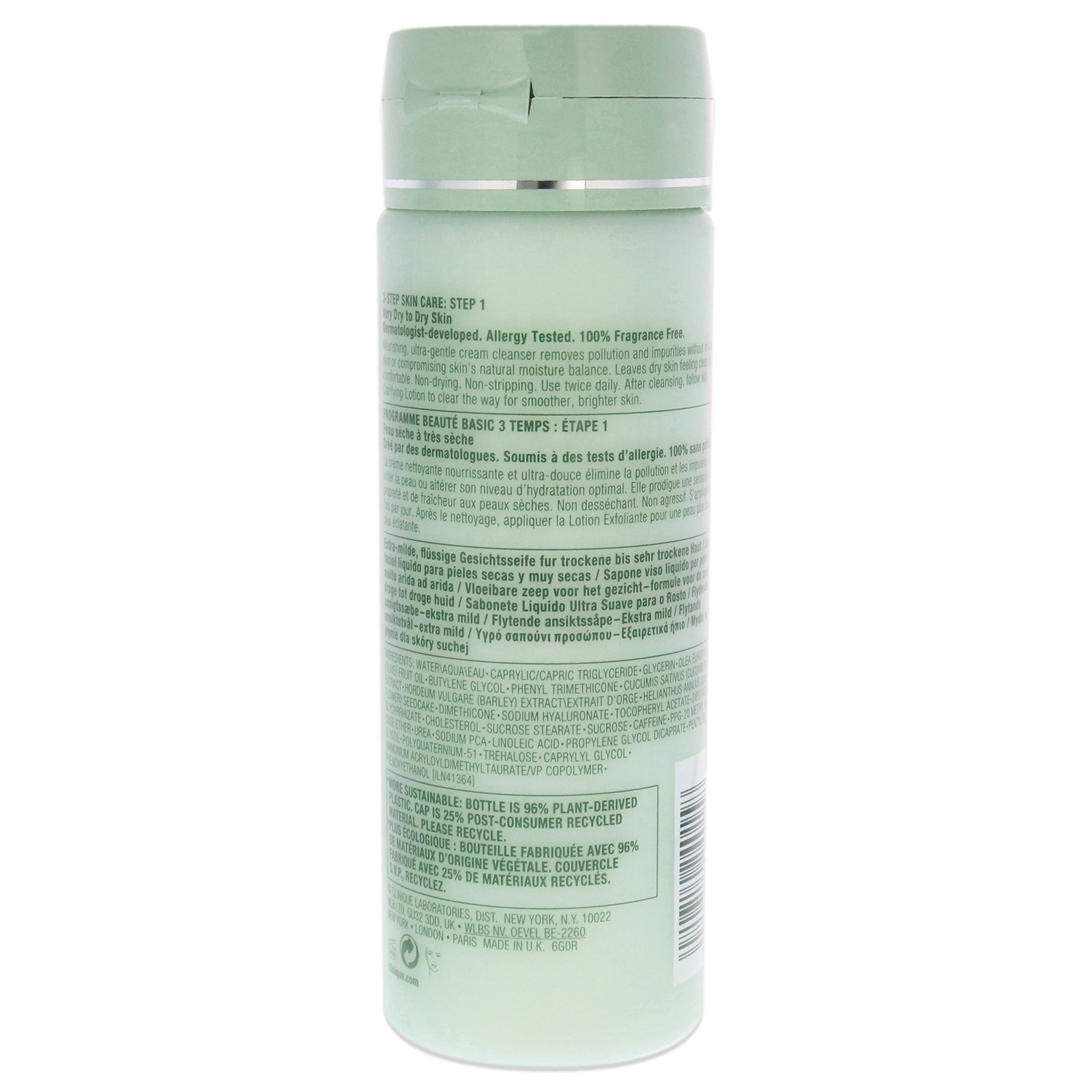 Liquid Facial Soap Extra Mild- Very Dry To Dry By Clinique 6.7oz Facial Soap