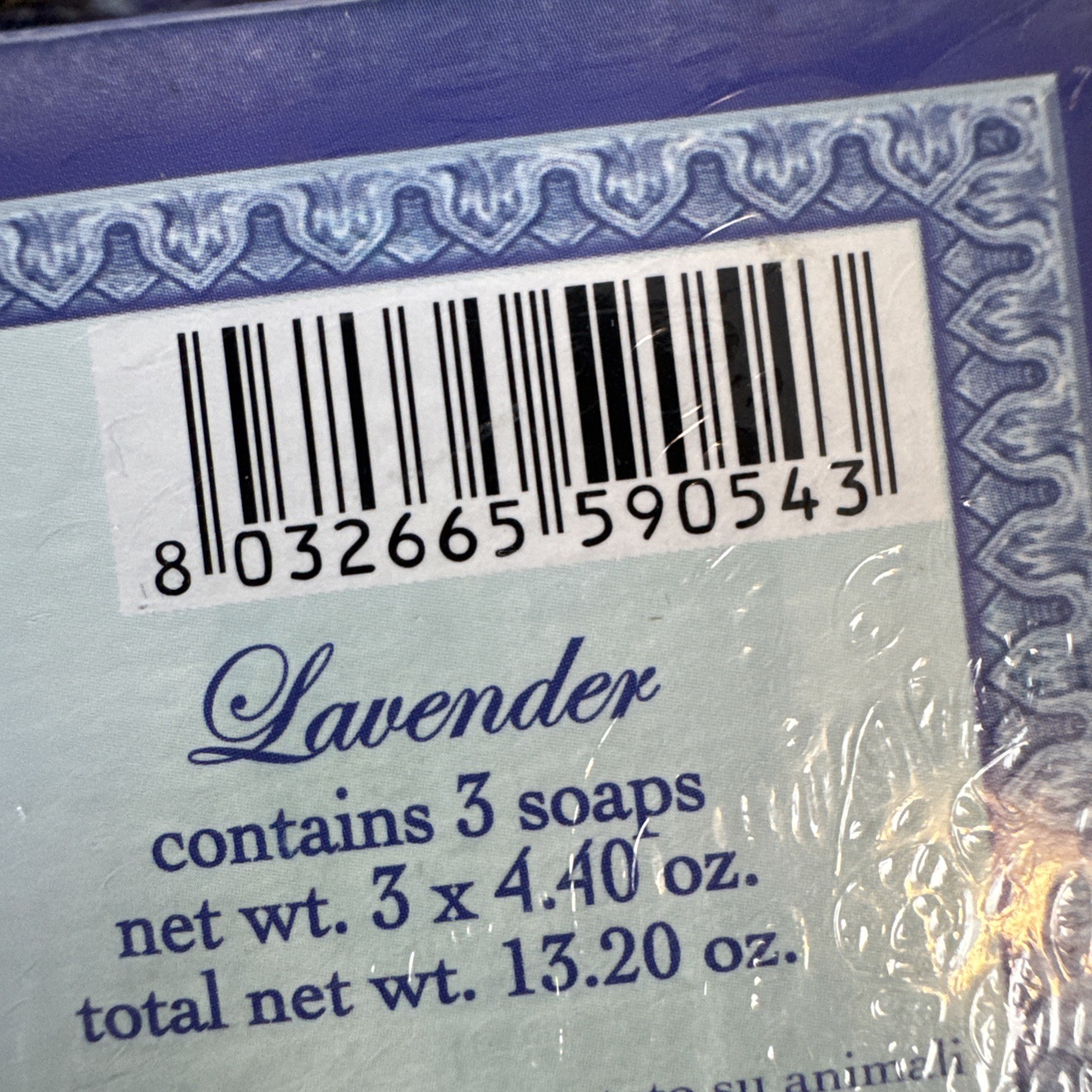 La Saponeria Firenze Lavender Scented Soaps 6 x 4.40oz Tuscany Italian NEW Italy