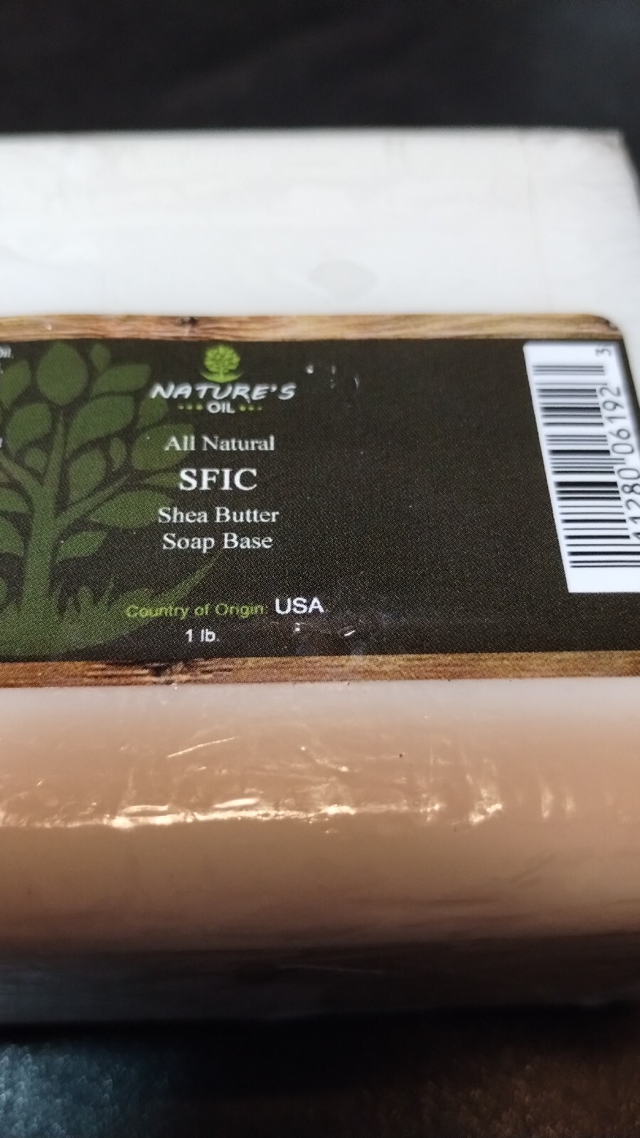 Nature’s Oil Shea Butter Soap Base 1 Pound NEW
