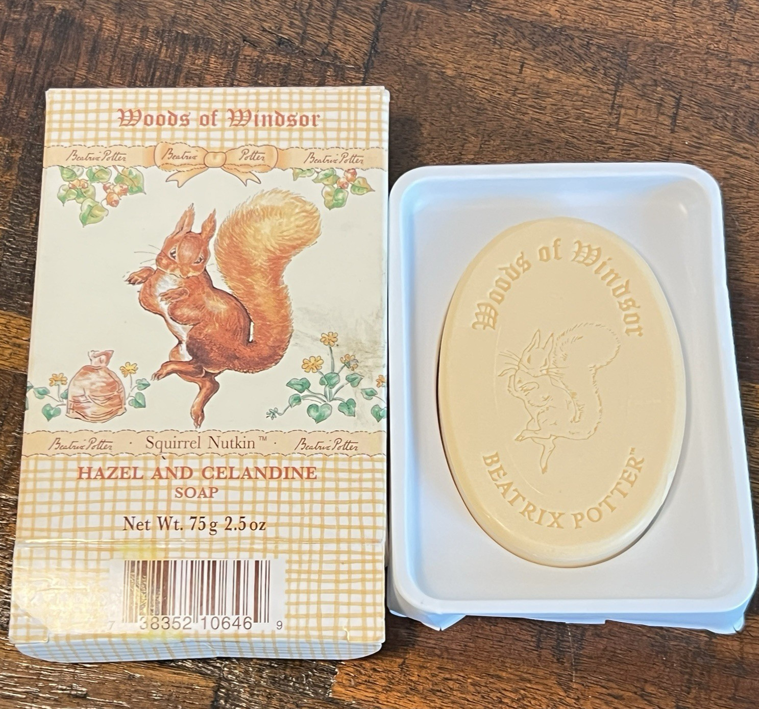 Woods of Windsor Beatrix Potter Novelty Soaps Squirrel Nutkin, Benjamin Bunny