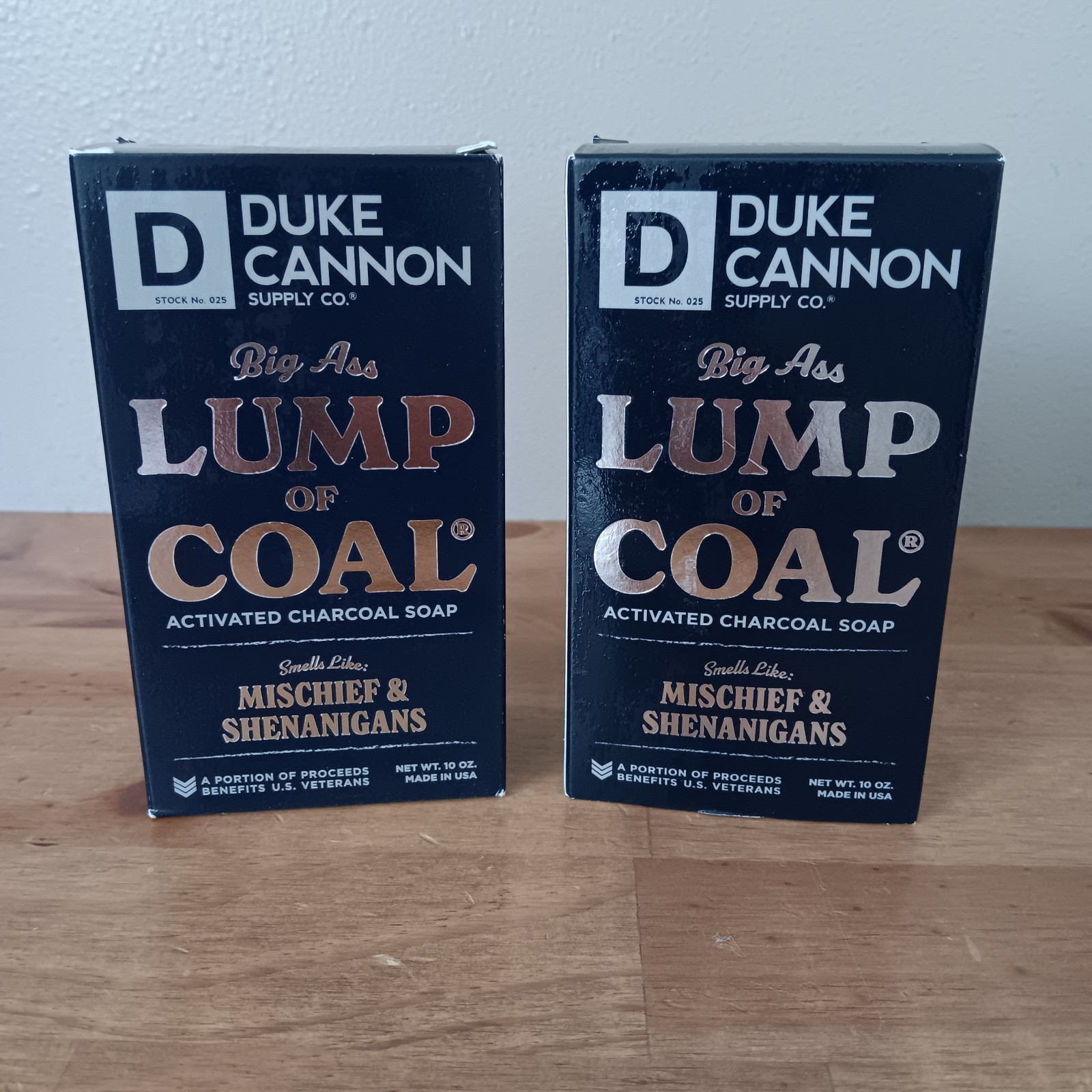 Duke Cannon Big Ass Lump Of Coal – Set Of 2 – Big Brick of Soap Naughty Santa