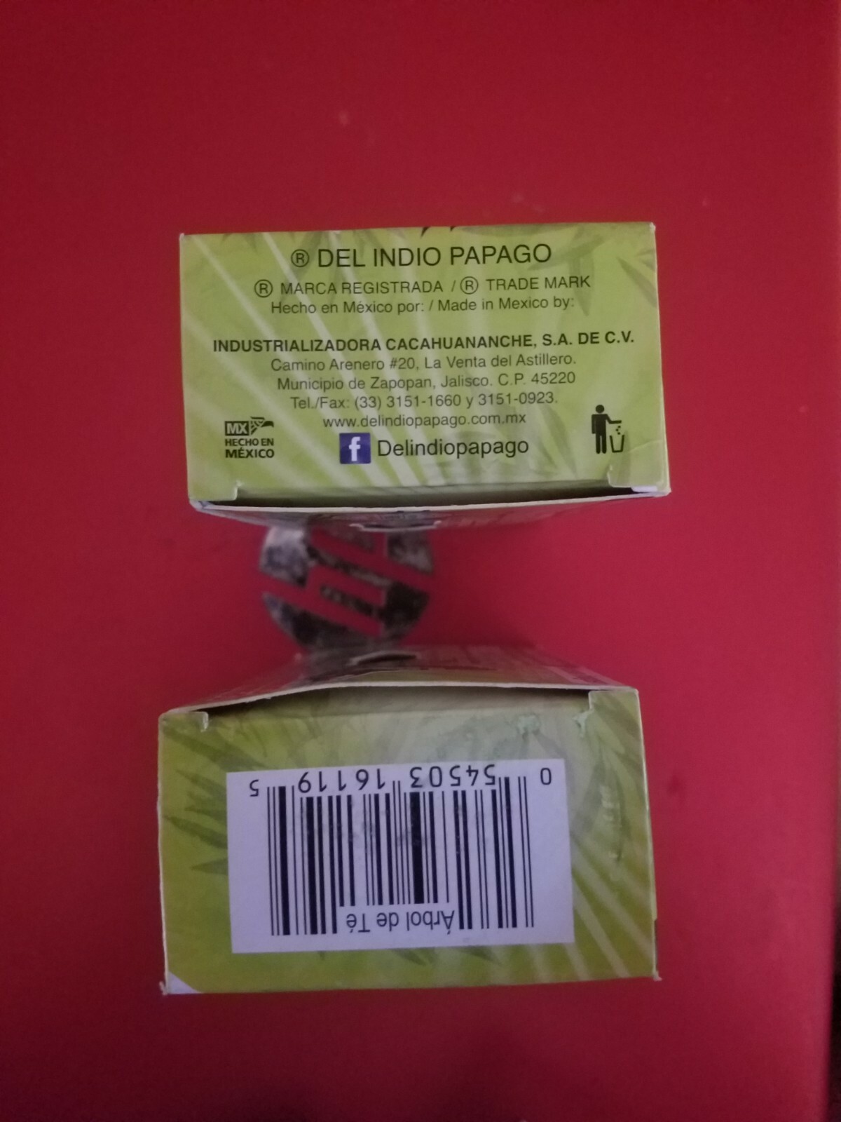 2 PACK JABON HERBAL DE TOCADOR ARBOL DE TE Y EUCALIPTO DEL INDIO PAPAGO
