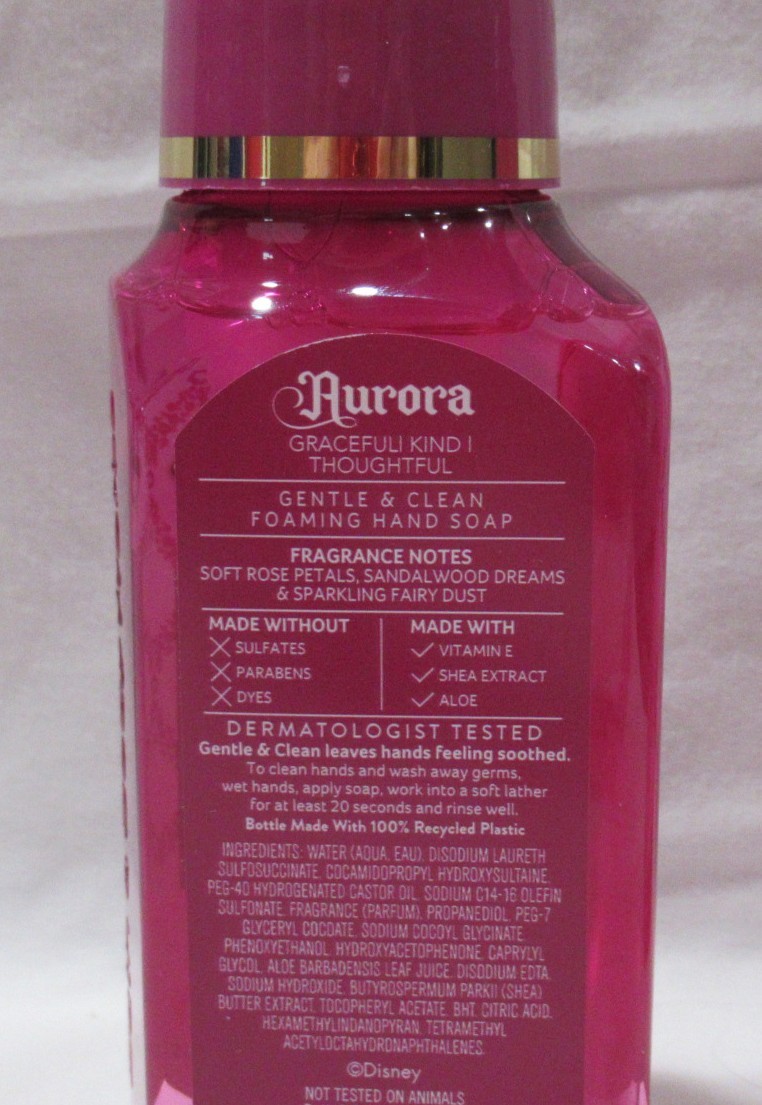 Bath & Body Works Gentle & Clean Foaming Hand Soap Set Lot of 7 Disney Princess