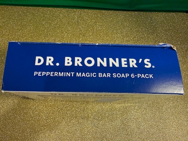 Dr. Bronner’s PURE-Castile/5 pack & 1/HEMP Peppermint Soap – 6 TOTAL – 5 oz each