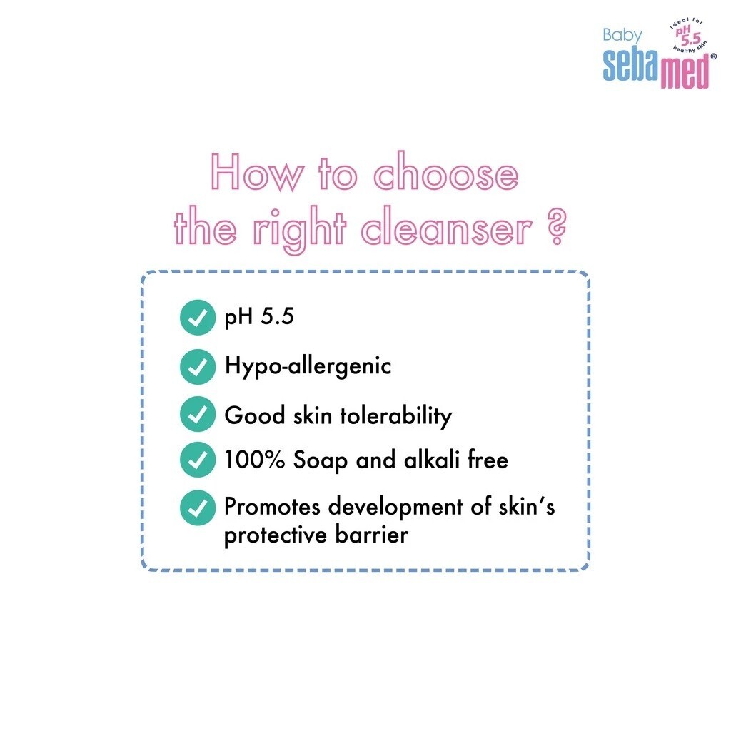 Sebamed Baby Cleansing Bar Soap 100 gm Malaysia Original x 1