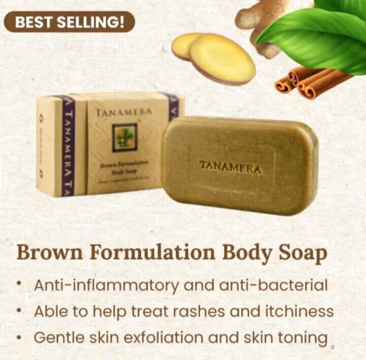 Tanamera Brown Formulation Body Soap Eco-Friendly ,for beauty,skin n health