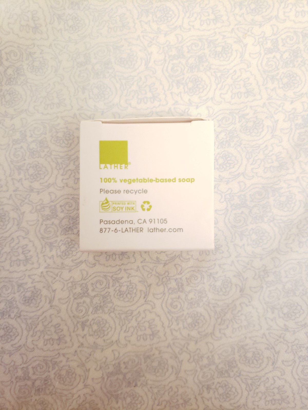 NIB Lather Modern Apothecary Gentle Face Soap, Travel Size Mini Bar 21g / .75 oz