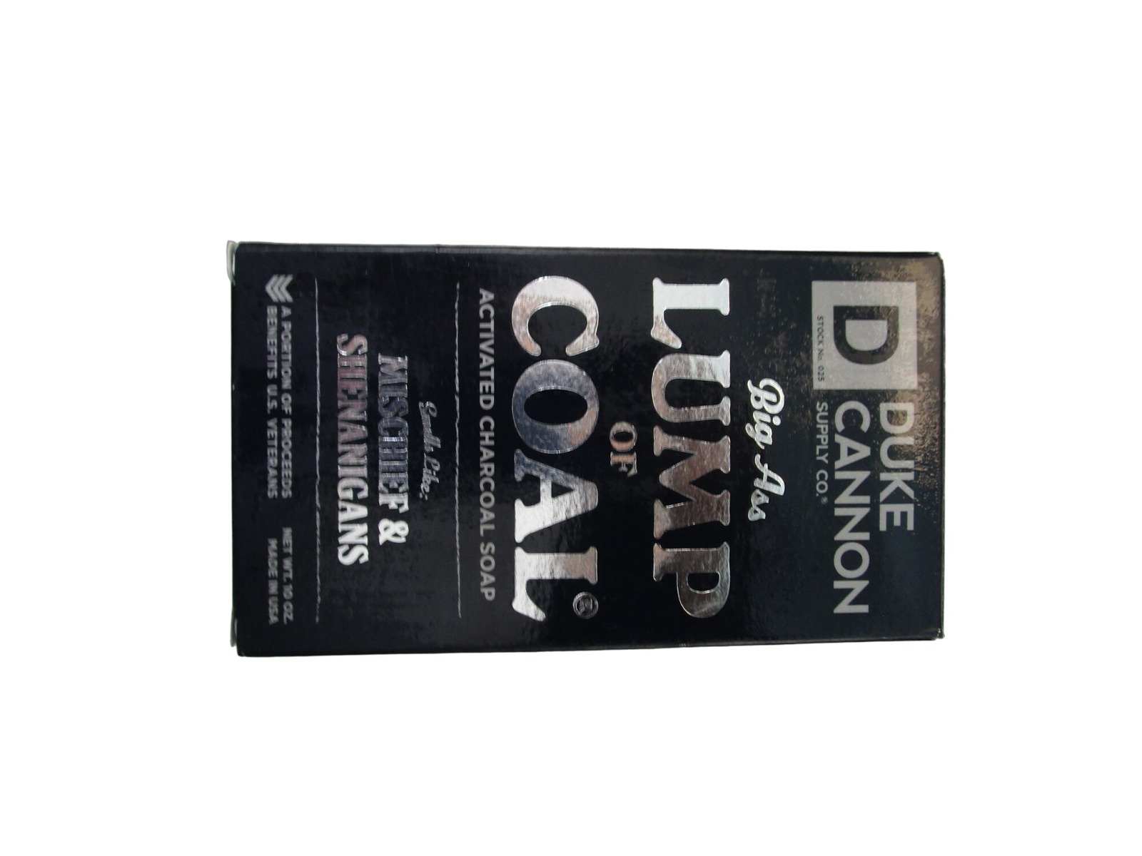 Duke Cannon Supply Co Big Ass Lump of Coal Activated Charcoal Soap New 10oz Bar