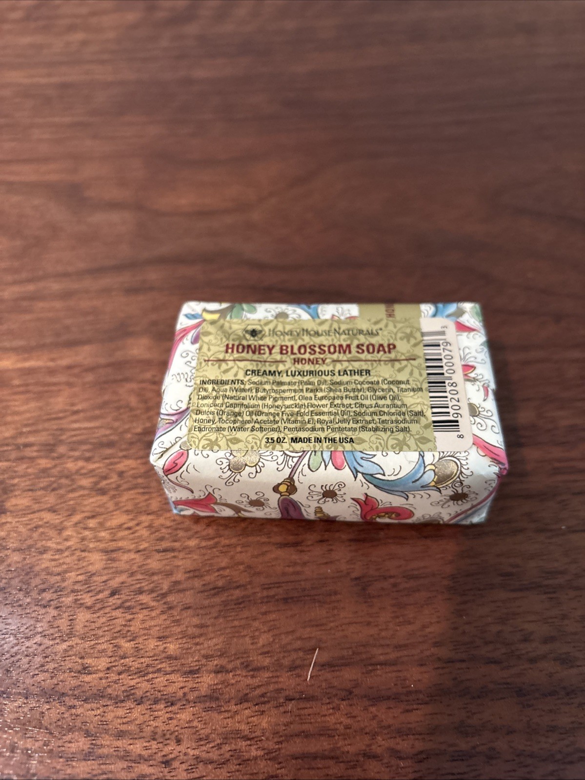 Honey House, Naturals, Honey, Blossom Soap, Creamy Luxurious Lather 3.5oz NEW