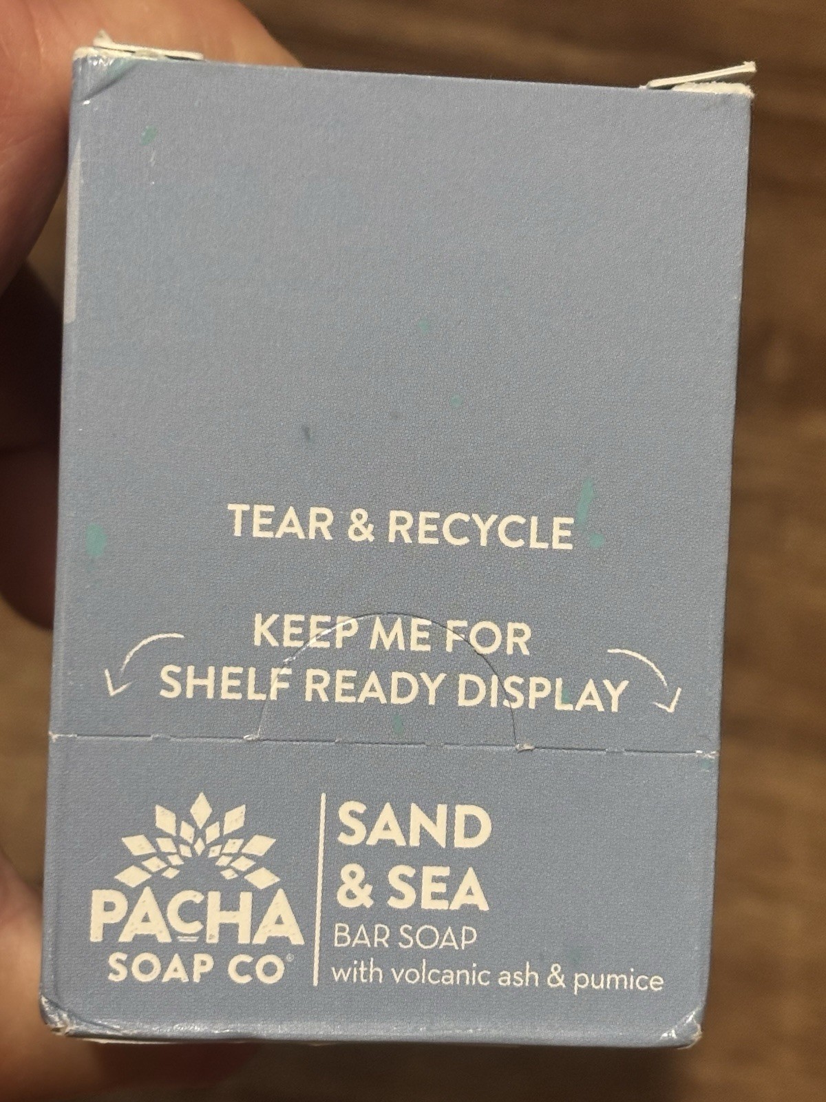 Pacha Soap Co. Sand & Sea Exfoliating Bar Soap 4 oz Handcrafted New in Box Set 5
