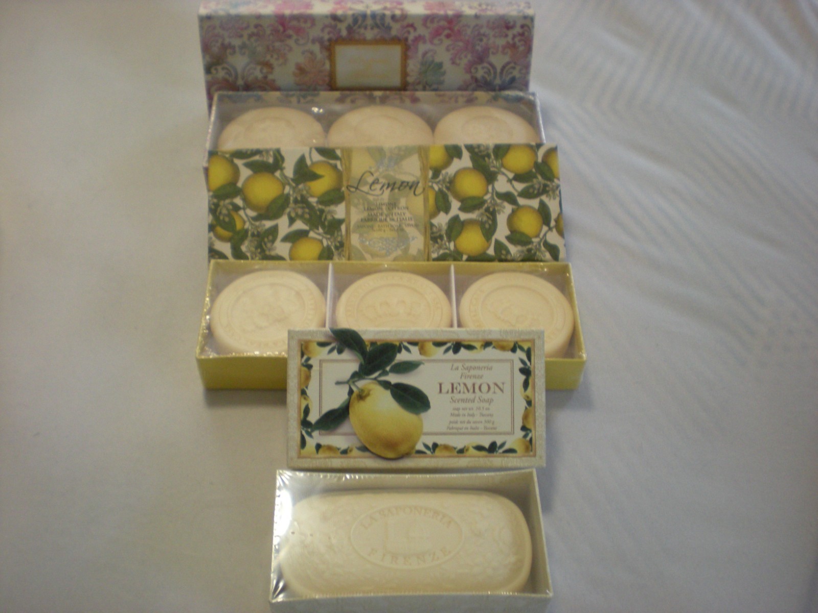 Three Made in Italy Luxury Hand Made Soaps – LEMON & L’ARTE DELLA QUALITA