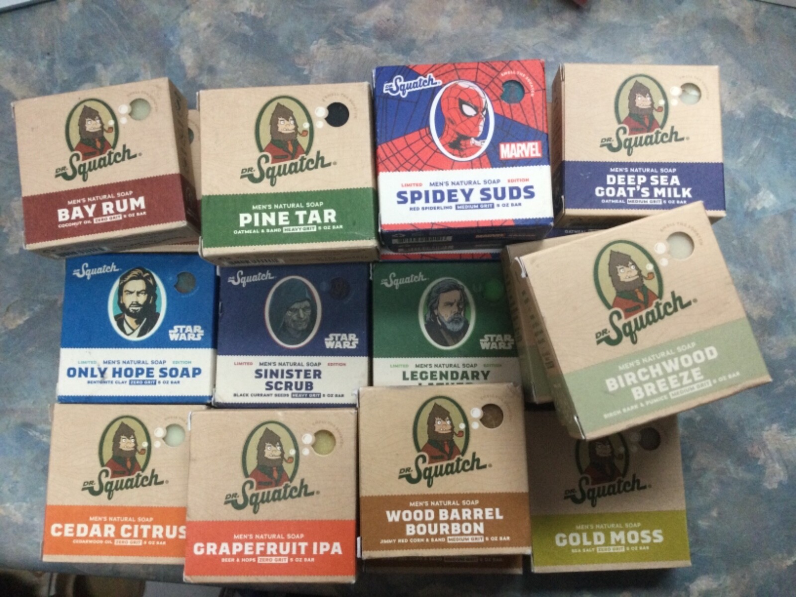 Dr.Squatch Men’s Natural Soap In Various Scents Brand New